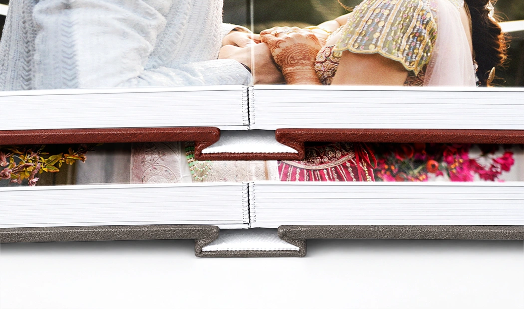 Handmade Leather Wedding Album - Image 5