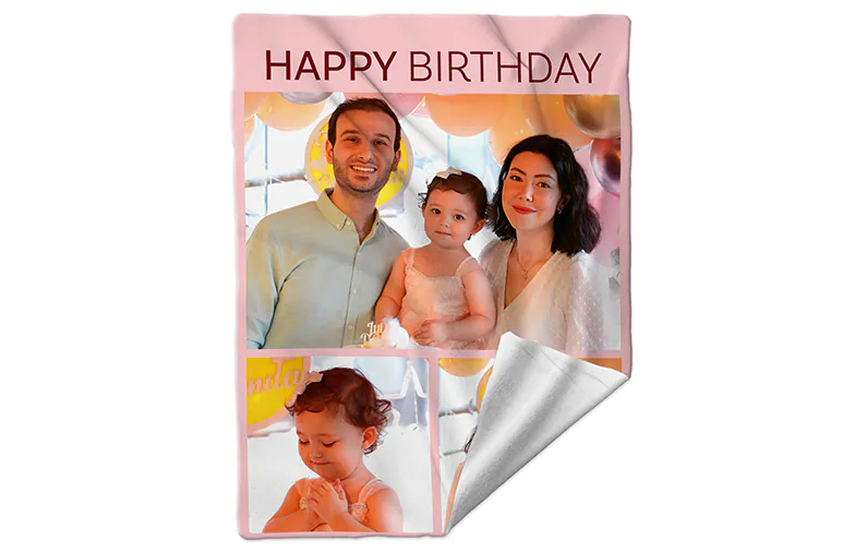Birthday Gifts - Personalised Blankets