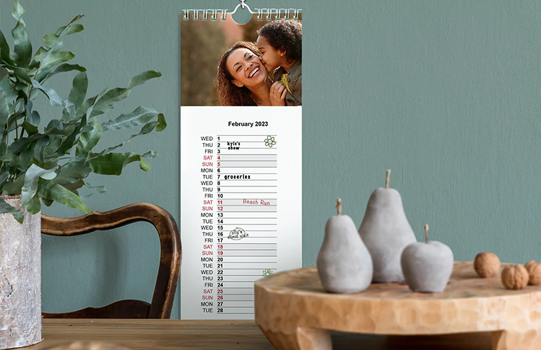 Slim Photo Calendar