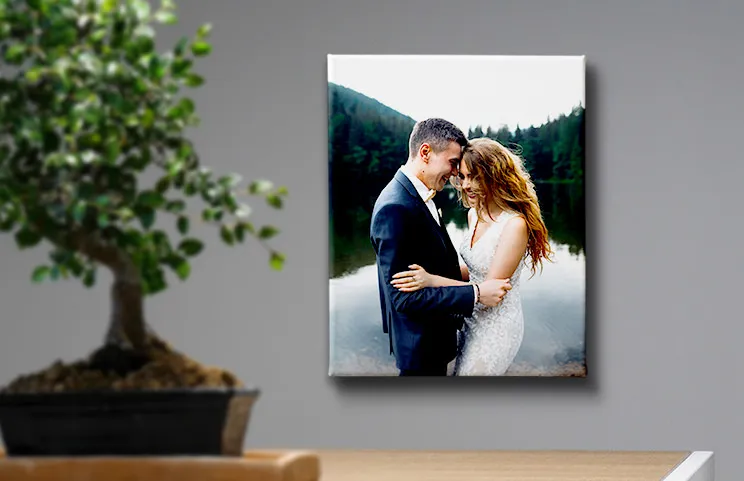8x10 canvas wedding