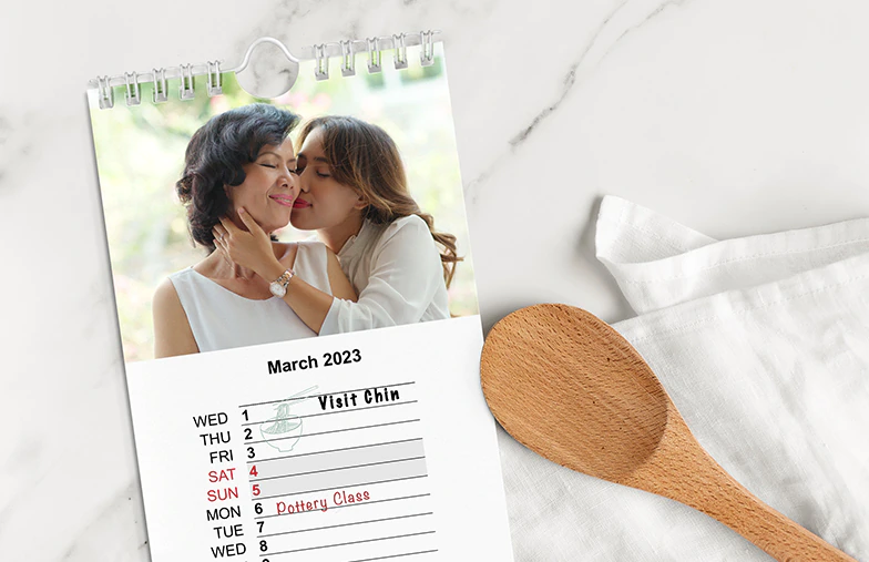 Personalised Kitchen Calendar