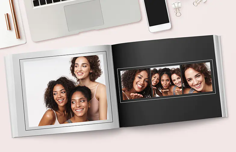 Reflect, in White Photo Book