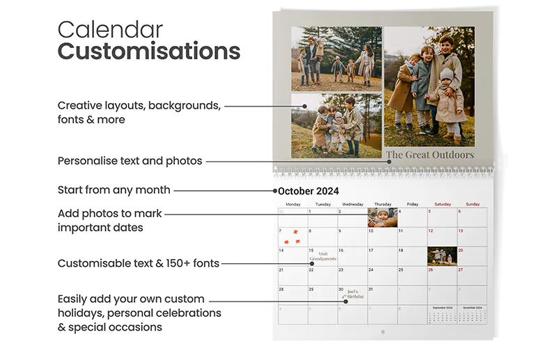 Personalized Kitchen Calendar