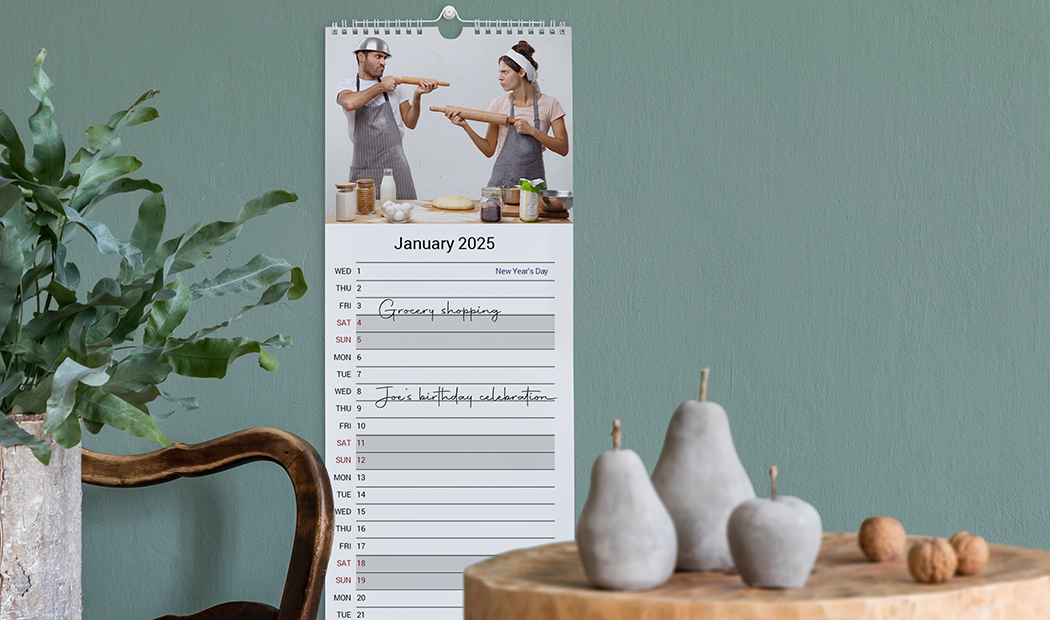Personalized Double Calendar