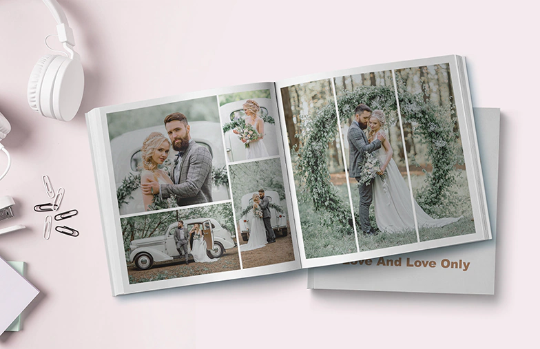 Modern Moments In White Photo Book