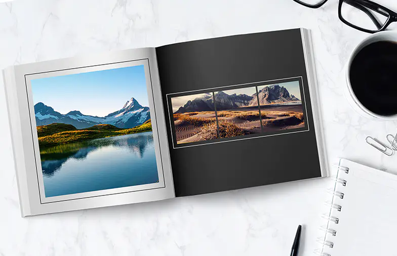 Reflect, in White Photo Book